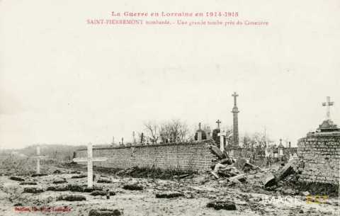 Saint-Pierremont bombardé  (Vosges)